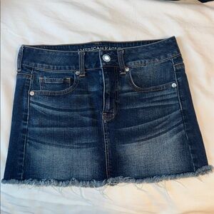 American Eagle Jean Mini Skirt